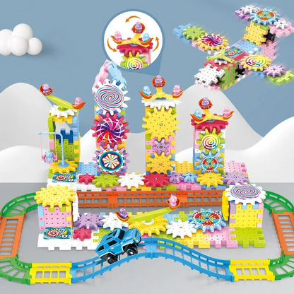 3D Gears Building Blocks Toy