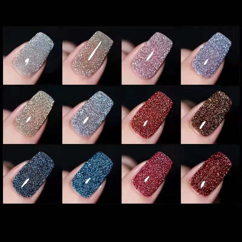 Diamond Reflective Glitter Nail Gel Polish