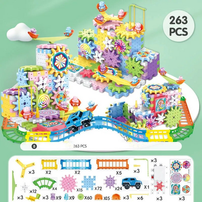 3D Gears Building Blocks Toy