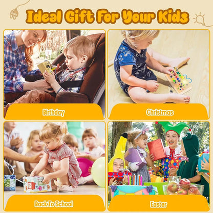 Montessori™ | Interactive LED Sensory Wooden Toy for Kids