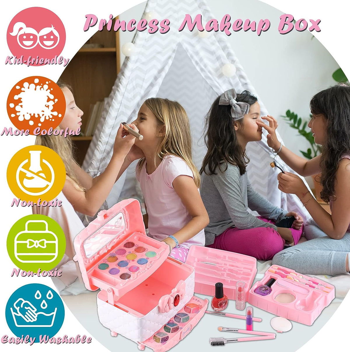 Kids Pretend Play Makeup Set