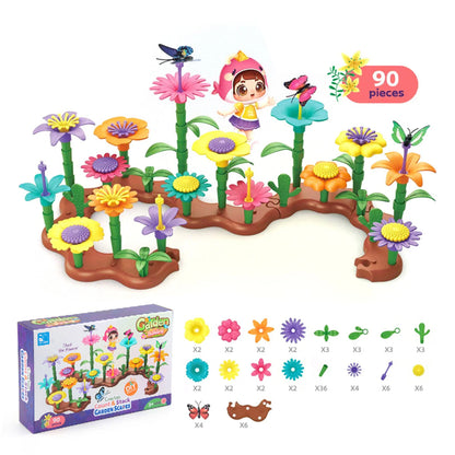 DIY Flower Building Blocks - (Birds + Flowers Set)