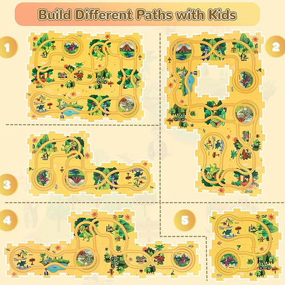 DIY Puzzle Track Play Set
