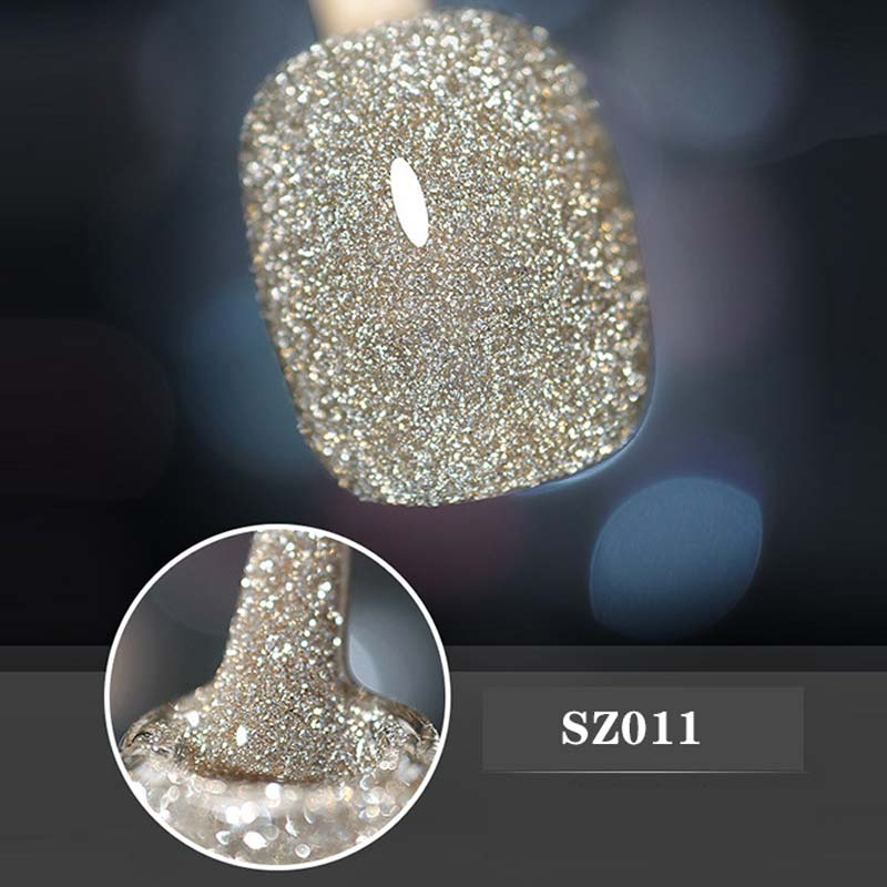 Diamond Reflective Glitter Nail Gel Polish