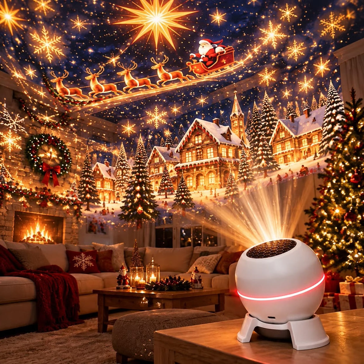 Magical Christmas Light Projector
