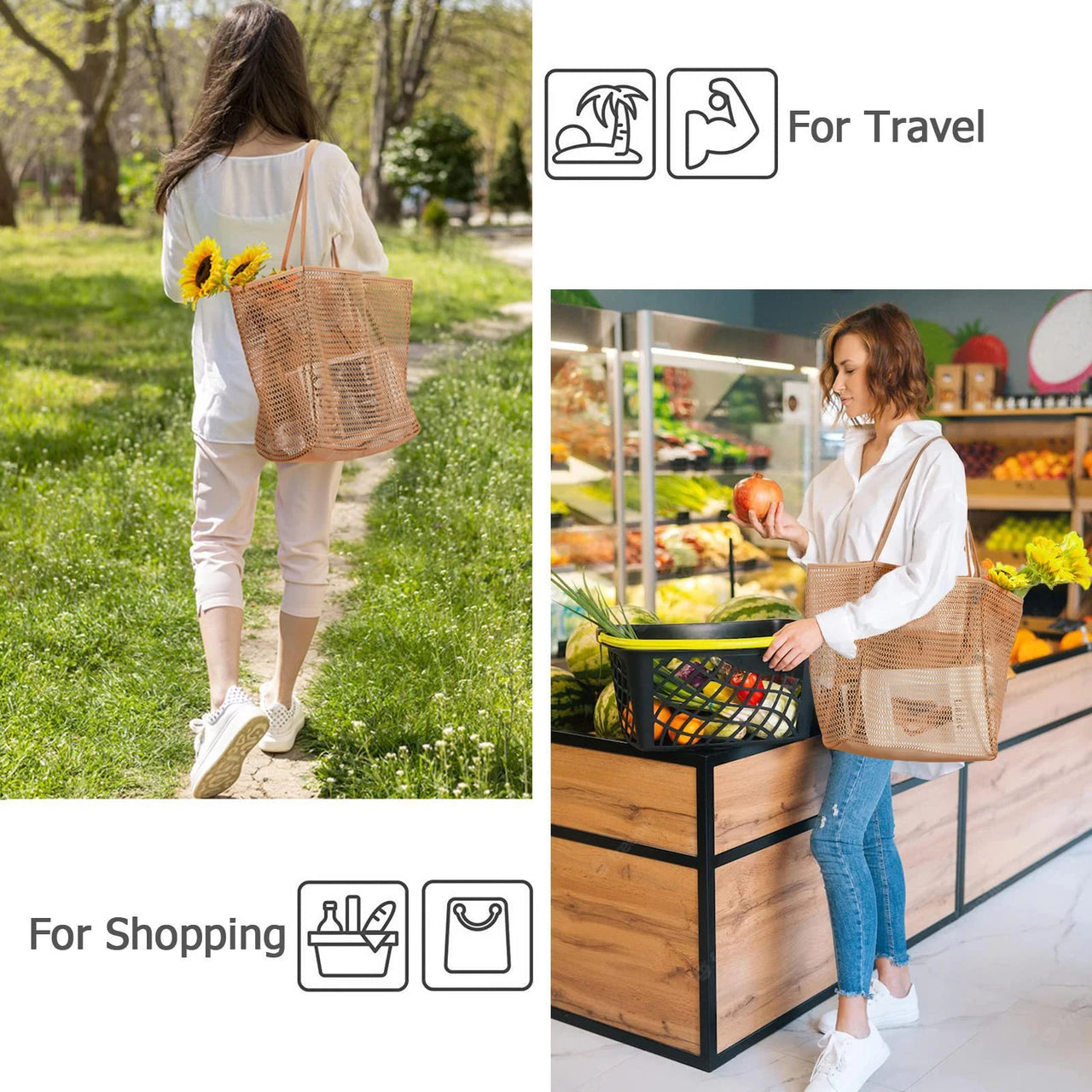 Large Capacity Mesh Bag