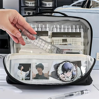 LuxeHold™ – Portable Multi-Layer Makeup Bag