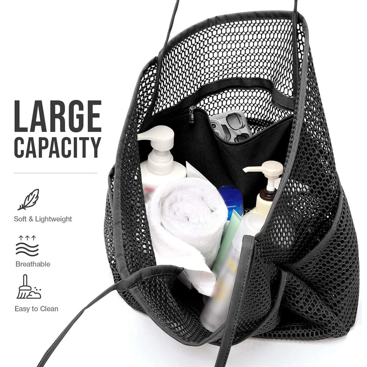 Large Capacity Mesh Bag
