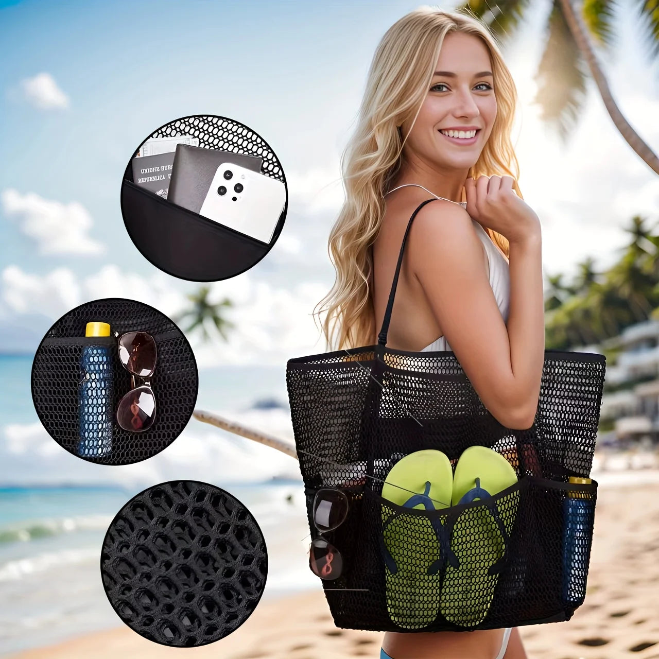 Large Capacity Mesh Bag