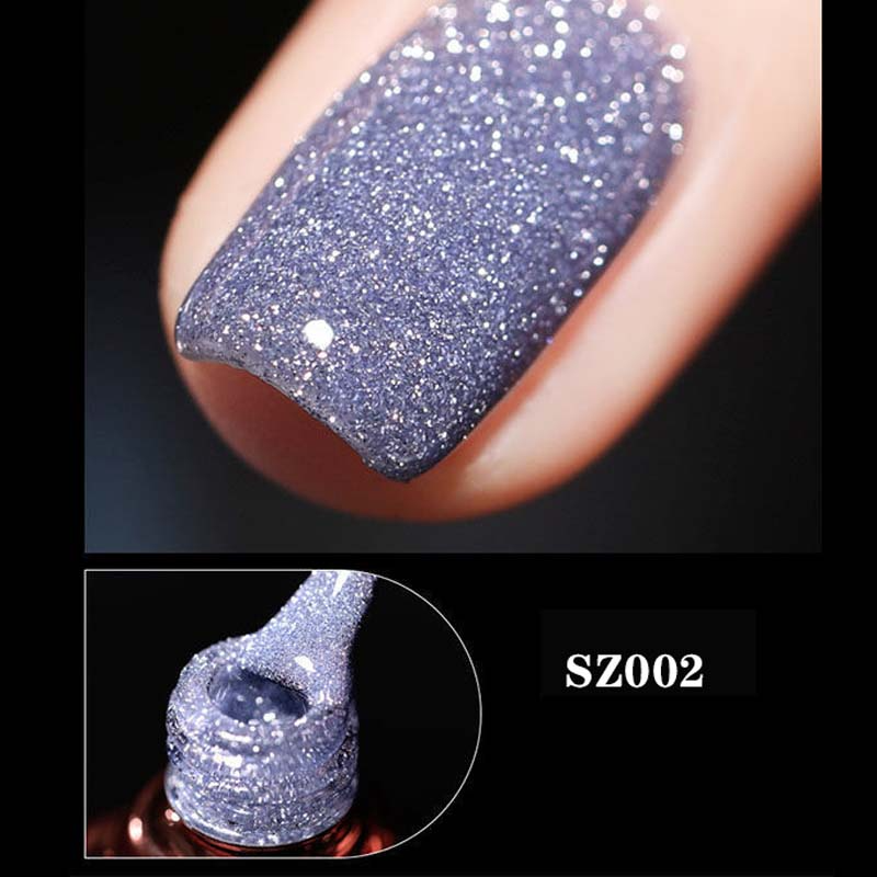 Diamond Reflective Glitter Nail Gel Polish