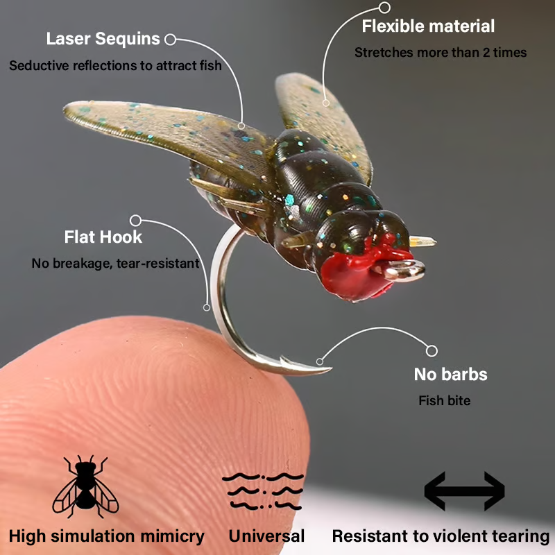 FishFly Elite™ - Precision Fish Attractor Fly Hook