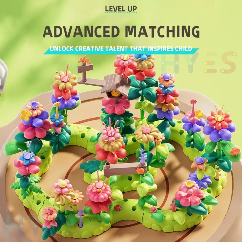 DIY Flower Building Blocks - (Birds + Flowers Set)