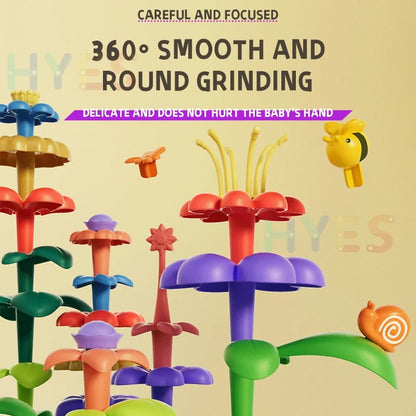 DIY Flower Building Blocks - (Birds + Flowers Set)
