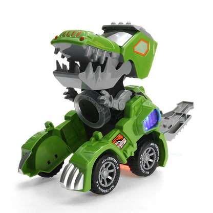 Electric Transforming Dinosaur Car