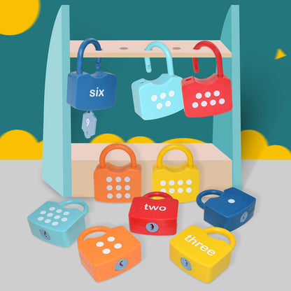 Alphabet & Numbers Learning Locks - Fine Motor Skills Toys