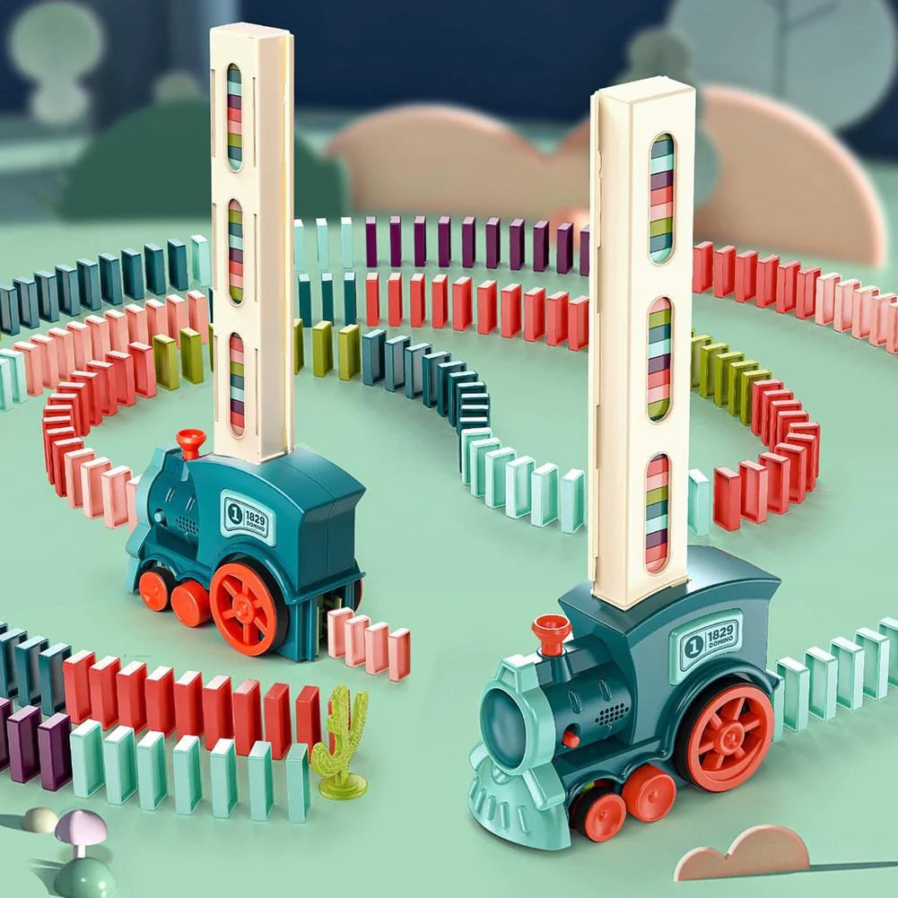 Electric Domino Train Toy