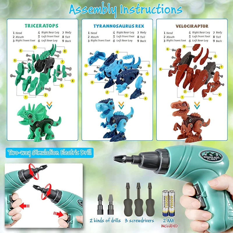 Take Apart Dinosaur Toys - Dino Pack